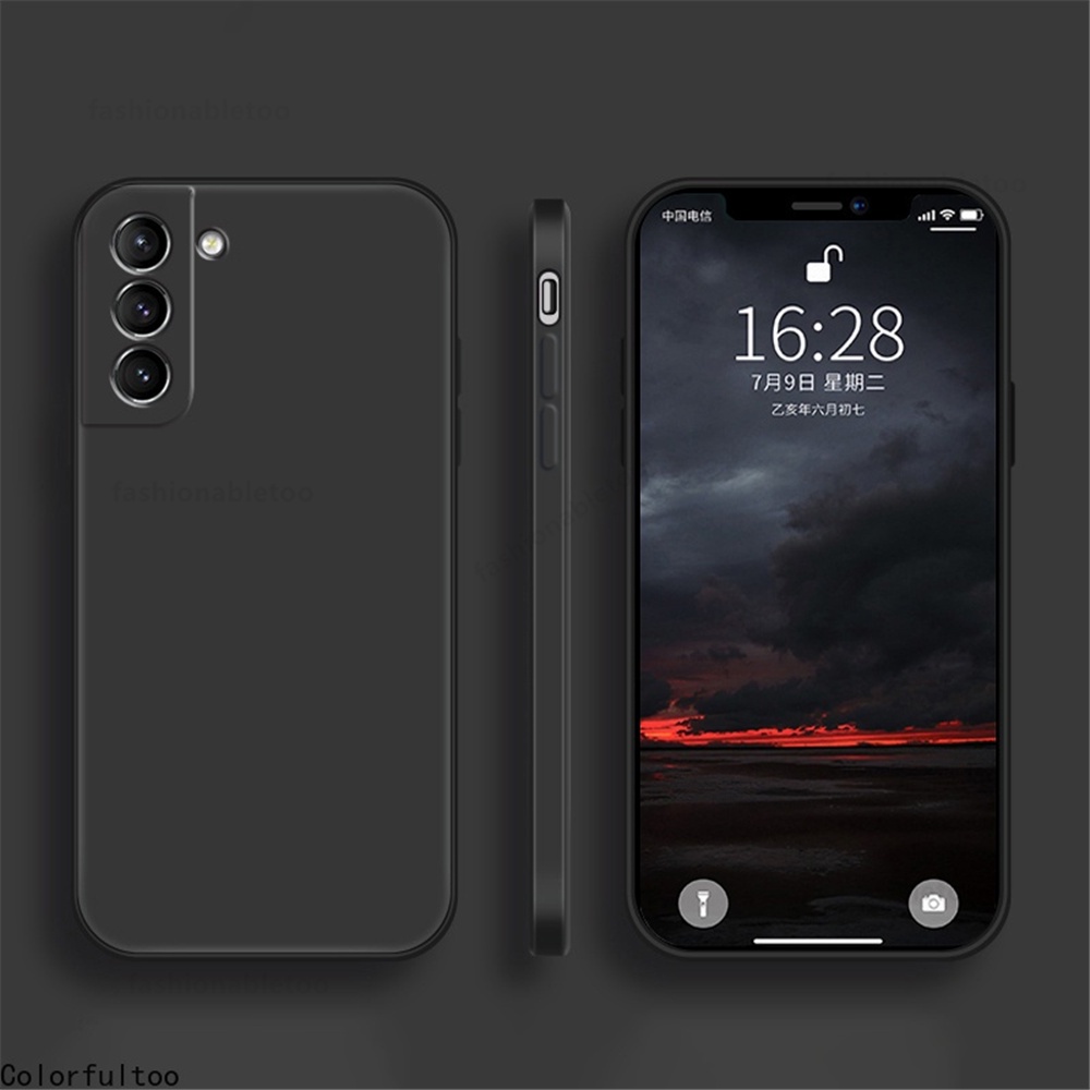 Ốp Điện Thoại Silicone Màu Trơn Cho Samsung Galaxy S21 Ultra pro S21fe S21ultra S21plus S10 plus S10plus S 21 S 10 4G 5G