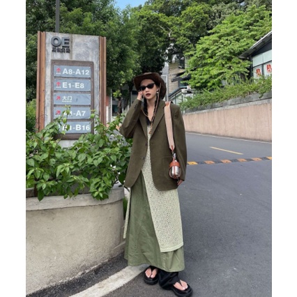 Đầm Dệt Kim Hai Dây Phong Cách Xuân Hè Hàn Quốc 2022 Cho Nữ