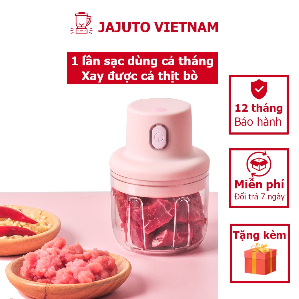 [Lỗi 1 đổi 1] Máy Xay Ăn Dặm Cho Bé, Xay Cháo Chăm Sóc Người Già, 250 ml, Lưỡi Dao 3 Cánh Inox