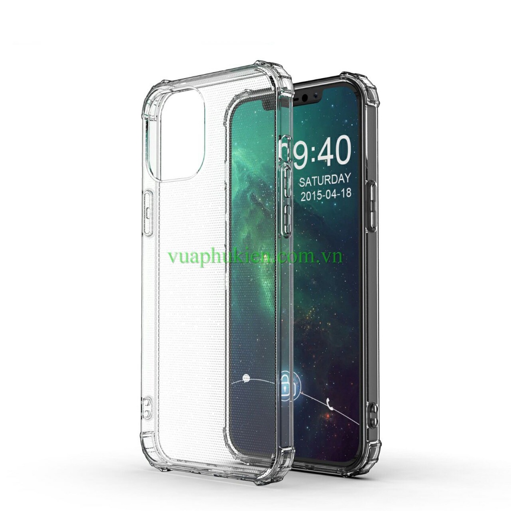 Ốp lưng silicon chống sốc trong suốt iPhone 12 13 14 Pro Max, Mini, iP 11 Pro X Xr Xs Max 5 5s 6 6s 7 8 Plus cao cấp