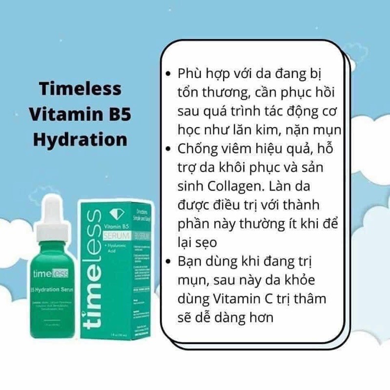 Serum Phục Hồi Da B5 Timeless Mẫu Mới