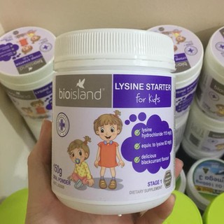 [Sỉ_lẻ] Bột tăng chiều cao Bio Island Lysine Úc cho trẻ dưới 6 tuổi