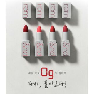 Son Zero Gram Matte Lipstick Romand