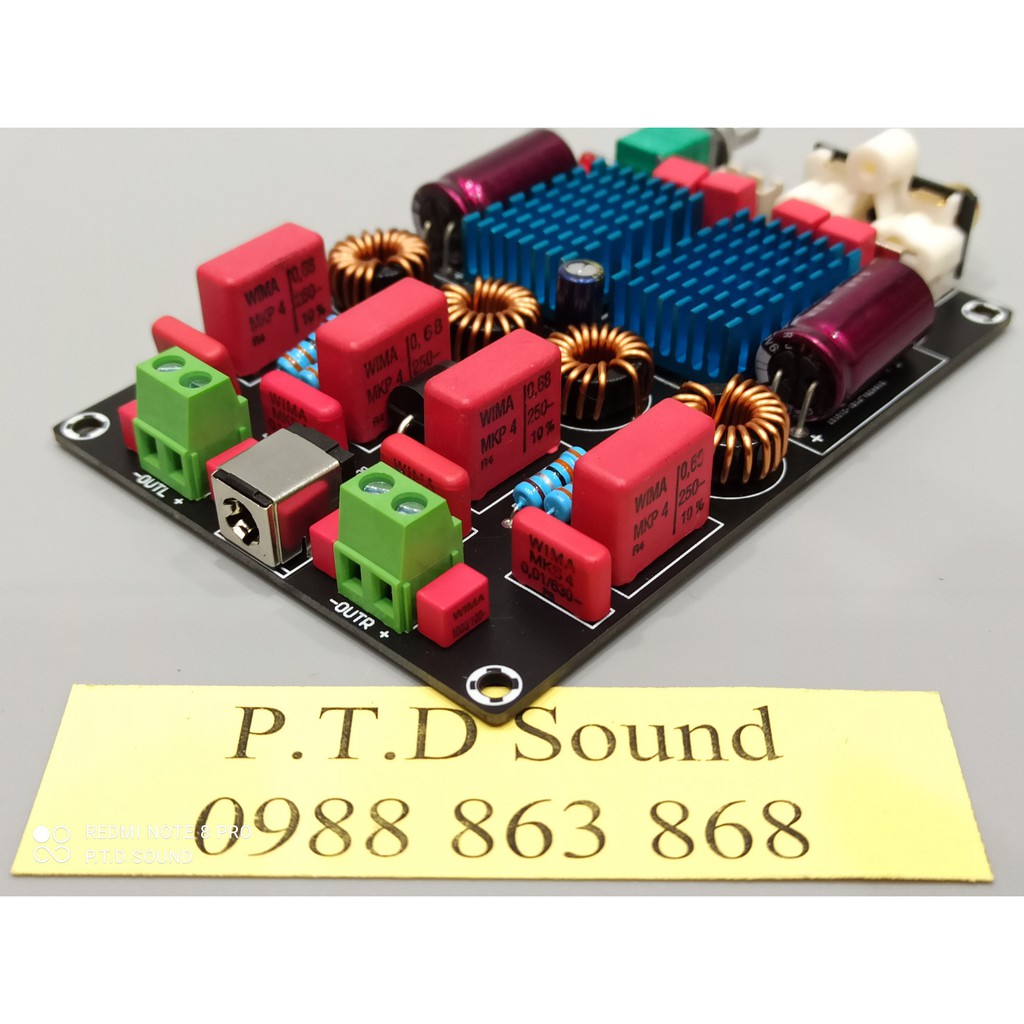 Mạch Khuếch đại âm thanh chip kép TPA 3116 100 w * 100 w ( 12 - 24 volt )
