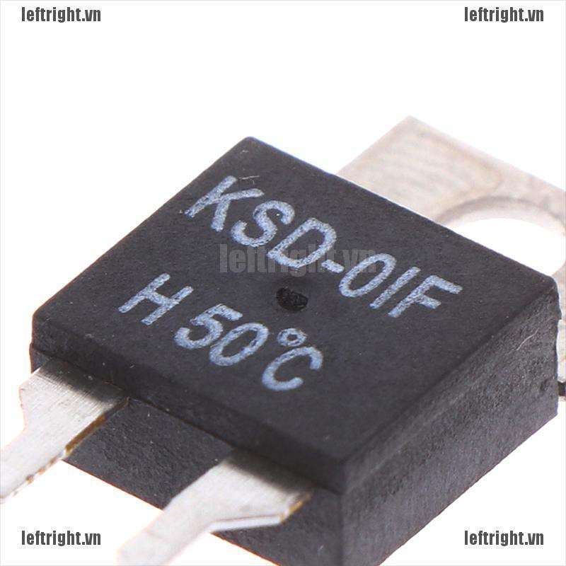 Set 2 Công Tắc Cảm Biến Nhiệt Độ KSD-01F 50 Degc