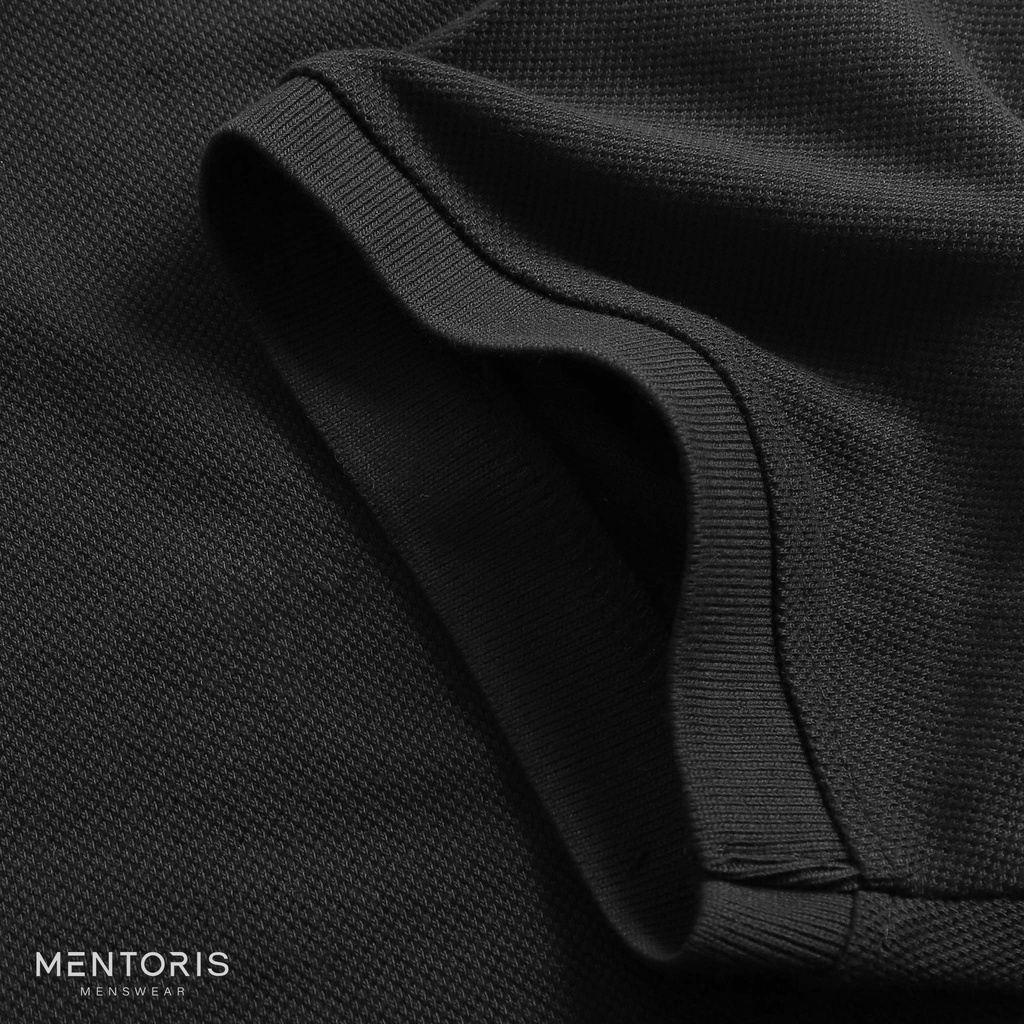 Áo polo nam cổ bẻ MENTORIS thun basic cộc tay vải cá sấu cotton phong cách trẻ trung chuẩn form nhiều màu MPL2203
