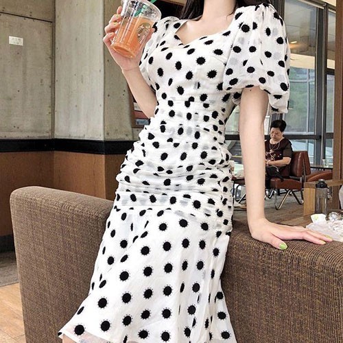❣️FREESHIP❣️ĐẦM BI TAY PHỒNG LENA
