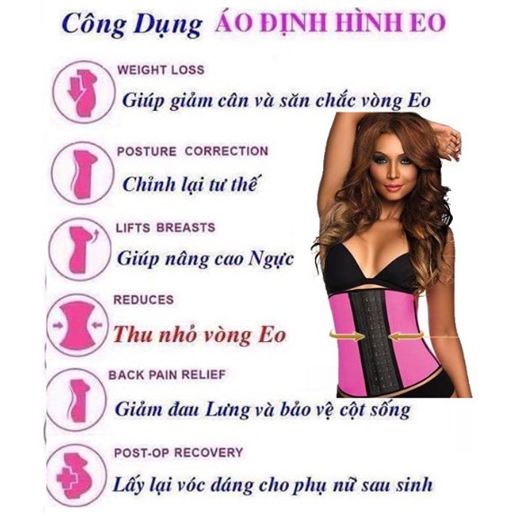 Gen nịt bụng Latex dáng chuẩn - Đai nịt bụng eo thon Hy Lạp chuẩn nhập khẩu