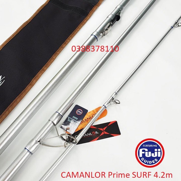 Cần Câu Lục 3 Khúc, Cần Câu Cá Xa Bờ CAMANLOR Prime SURF 4.2m