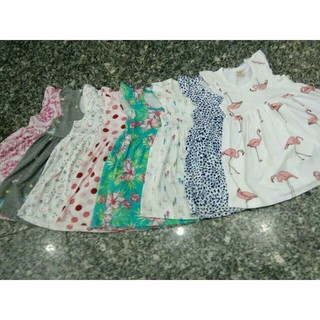 combo 2 đầm dây + 3 đầm màu cho bé