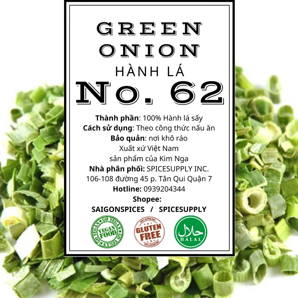 500g Green Onion - Hành Lá Sấy