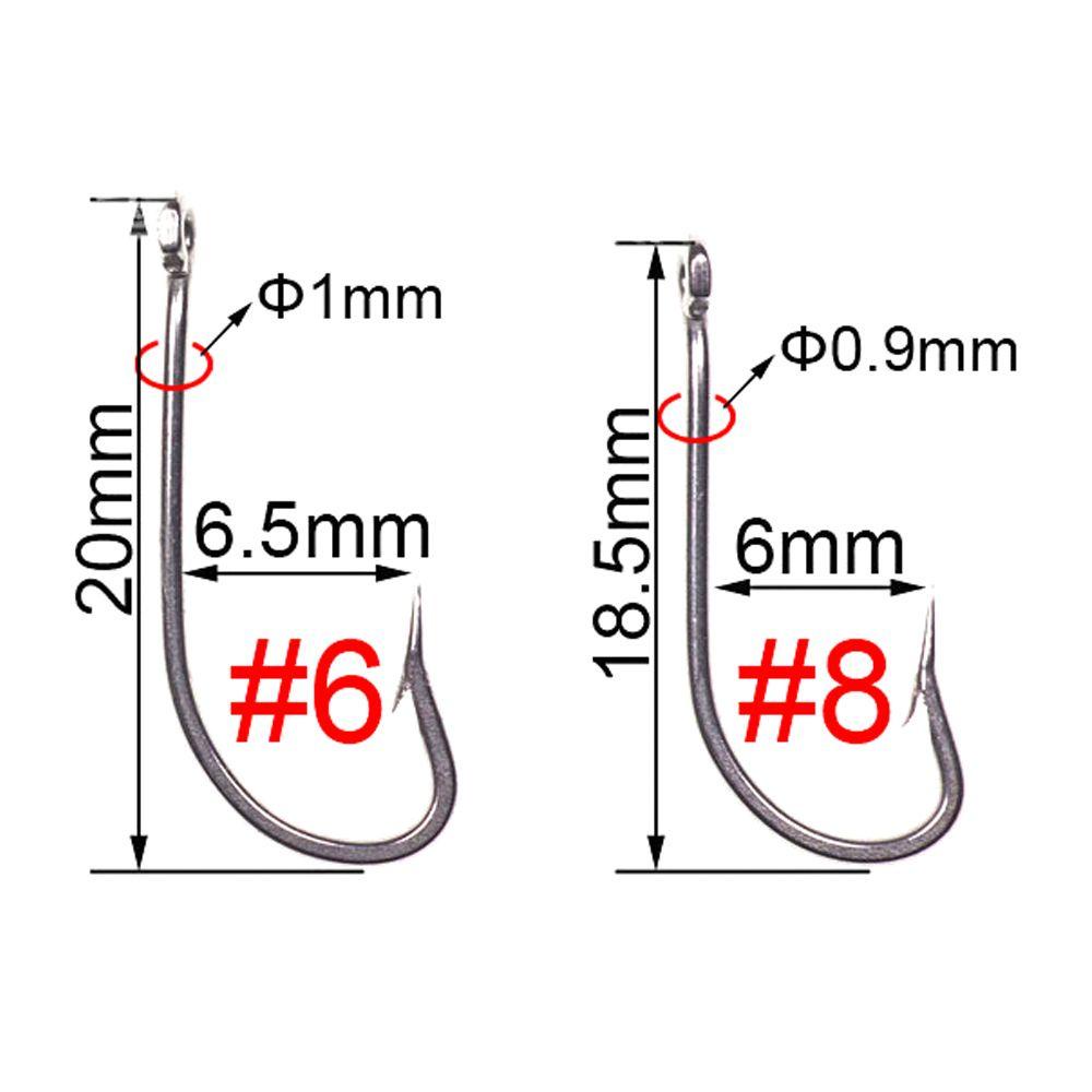 Bộ 3 Mồi Câu Cá Nhân Tạo Hình Charlie Bionic 6# 8#|Mồi Câu Cá Giả Có Móc Câu