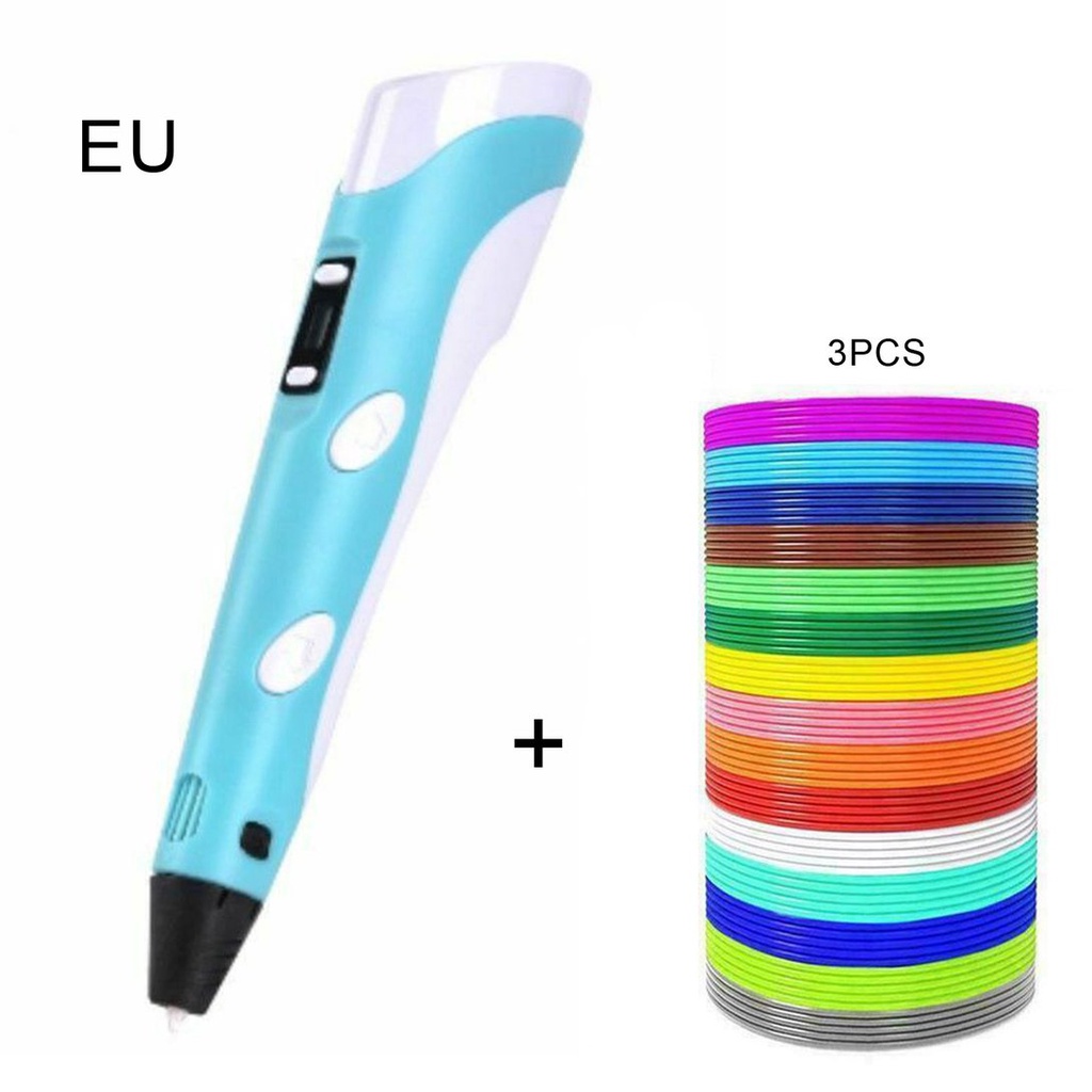 Bộ Bút Vẽ 3D Độc Đáo Cho Bé Kèm Phụ Kiện Sáng Tạo Độc Đáo Thỏa Sức Sáng Tạo