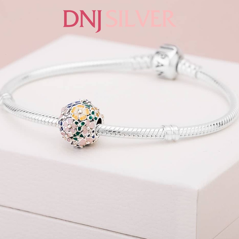 Charm bạc 925 cao cấp, hàng chuẩn bạc - Charm Flower Bouquet thích hợp để mix vòng tay charm - DN282