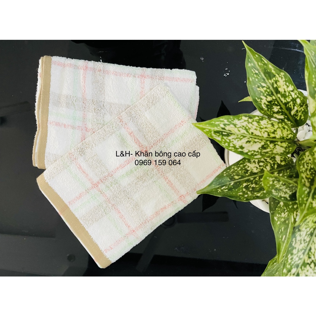 Khăn tắm xuất dư Mẫu kẻ, cho trẻ em, KT 60x120cm