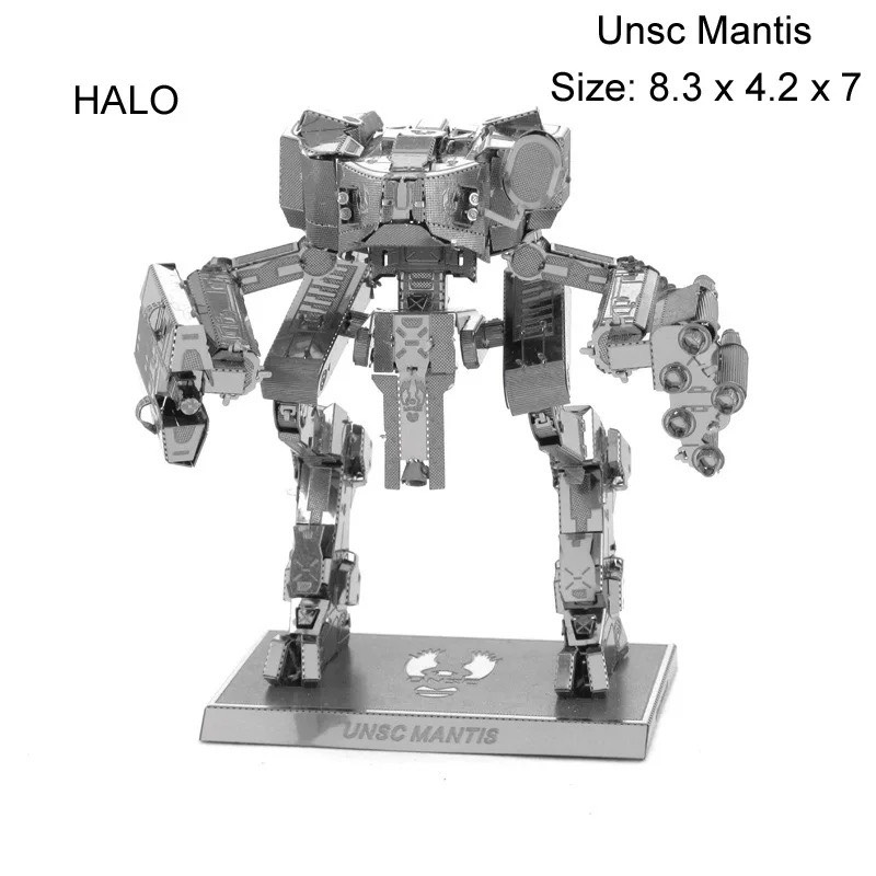 Mô Hình Lắp Ráp 3D Kim Loại Robot UNSC Mantis
