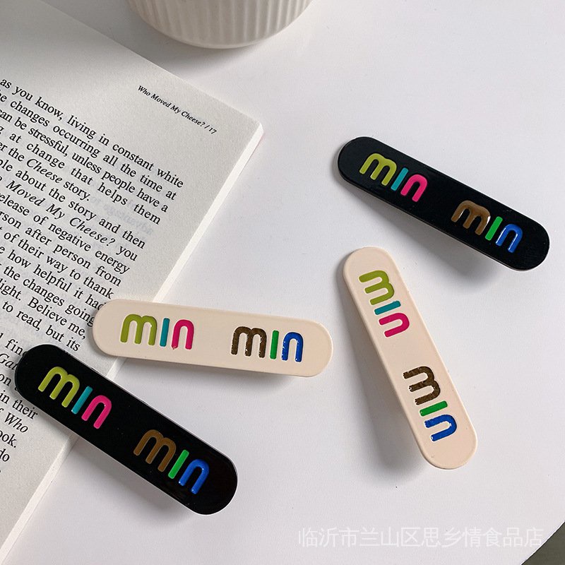 One Kẹp Tóc Mái Bằng Kim Loại Thời Trang Cho Nữ
