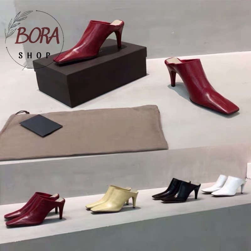 - Guốc cao gót nữ Ulzzang Hàn quốc BORA SHOP mũi vuông dài order
