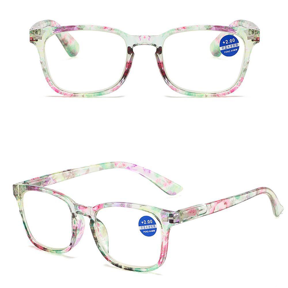 Mắt Kính Đọc Sách Gọng Vuông Bằng Nhựa Resin Chống Bức Xạ Ánh Sáng Xanh Thời Trang Cho Nữ