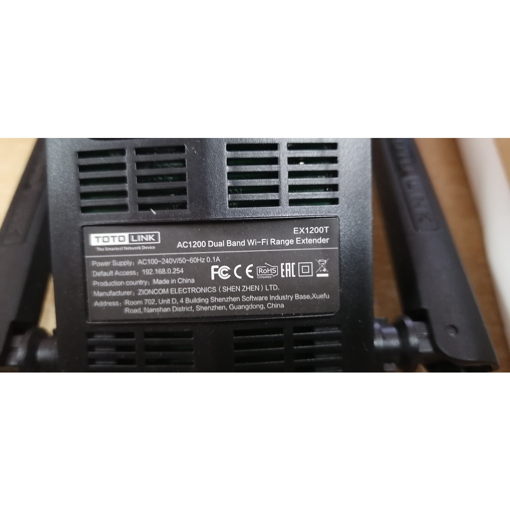 Bộ Kích Sóng Wifi Totolink băng tần kép AC1200 EX1200T, EX1200M - Hàng Chính Hãng .