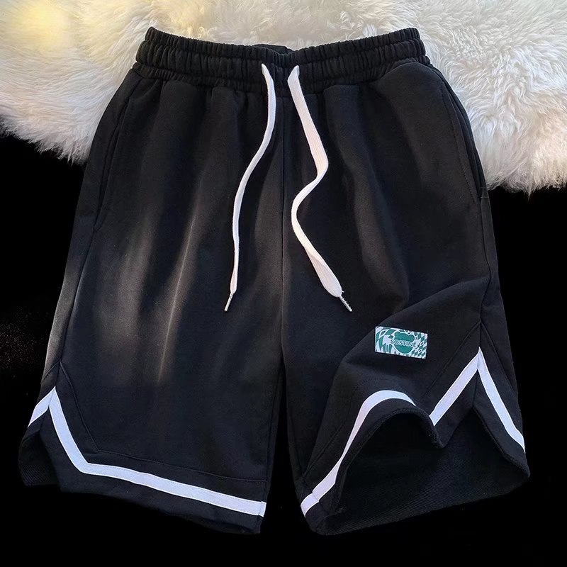 Quần Short Nam In Chữ Phong Cách Hip Hop Năng Động