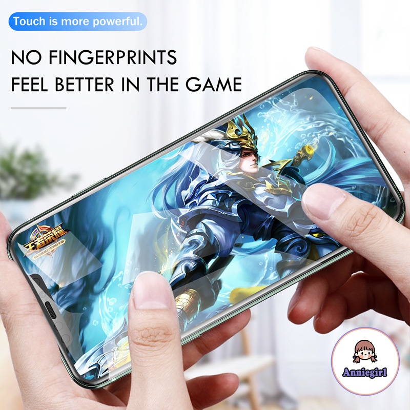 Kính Cường Lực Viền Cong 20D Bảo Vệ Màn Hình Cho Iphone 12 11 Pro XS Max 8 7 Plus SE 2020 Kèm Phụ Kiện