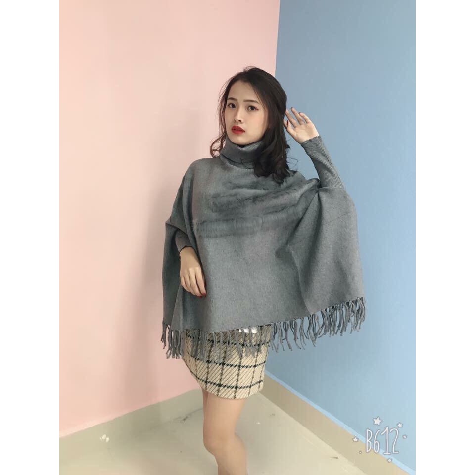 Áo cape lông - ảnh thật có video