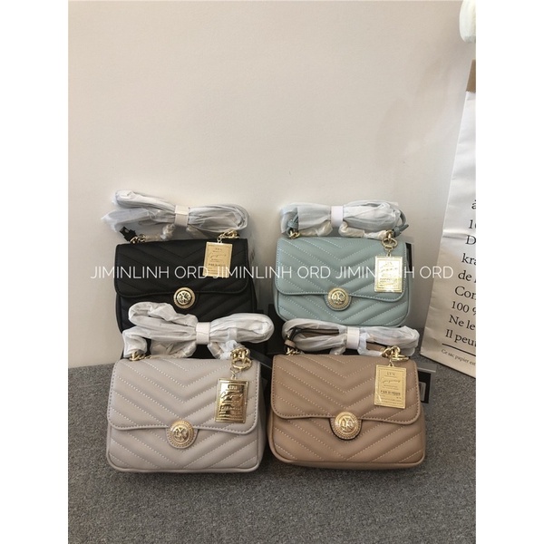 Túi L.Y.N full tag crossbody tag Gold- ORD