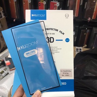 Kính cường lực 6D Kuzoom Samsung Note 20, Note 20 Ultra, Note 10, Note 10 Plus, Note 10 Lite, Note 8, Note 9