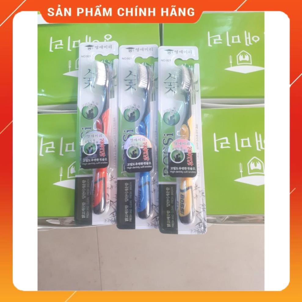 [CHẢI SIÊU SẠCH] Bàn Chải Đánh Răng Than Tre Hoạt Tính Hàn Quốc BOSSi