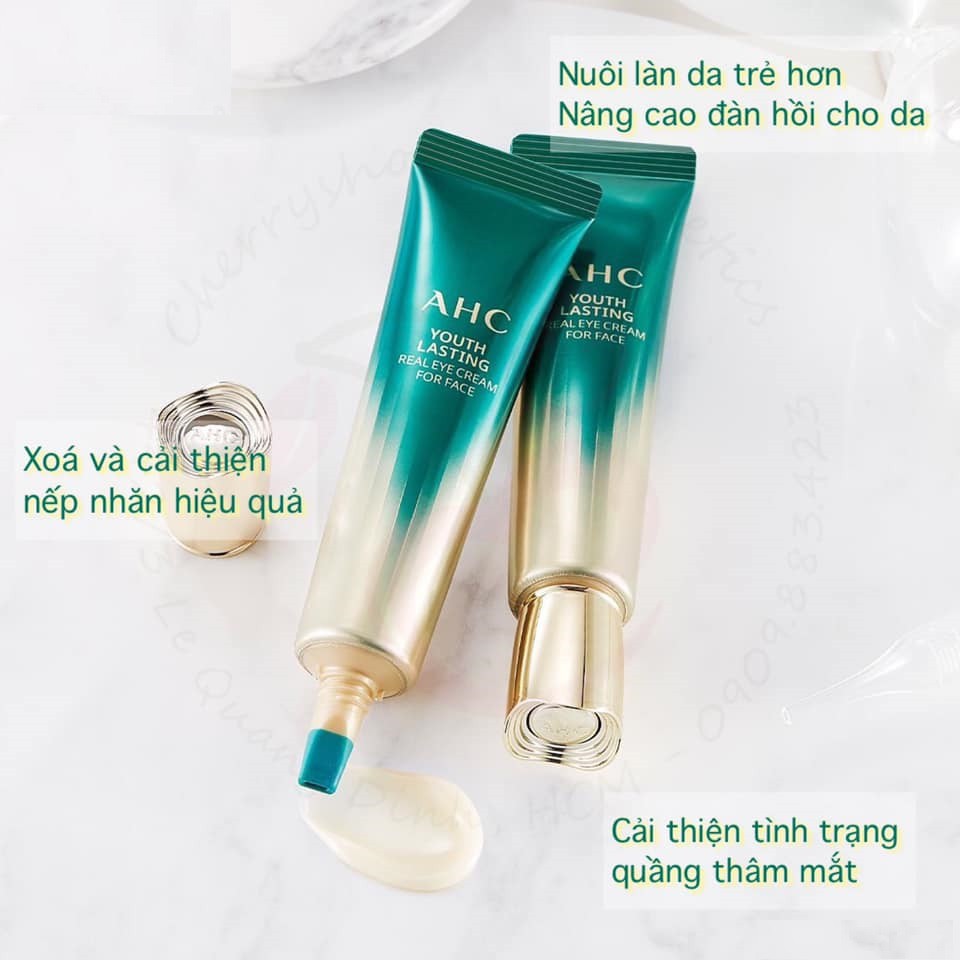 Kem mắt 12ml 💖FREESHIP💖 Kem dưỡng mắt Ahc Ultimate Real Eye Cream For Face 12ml