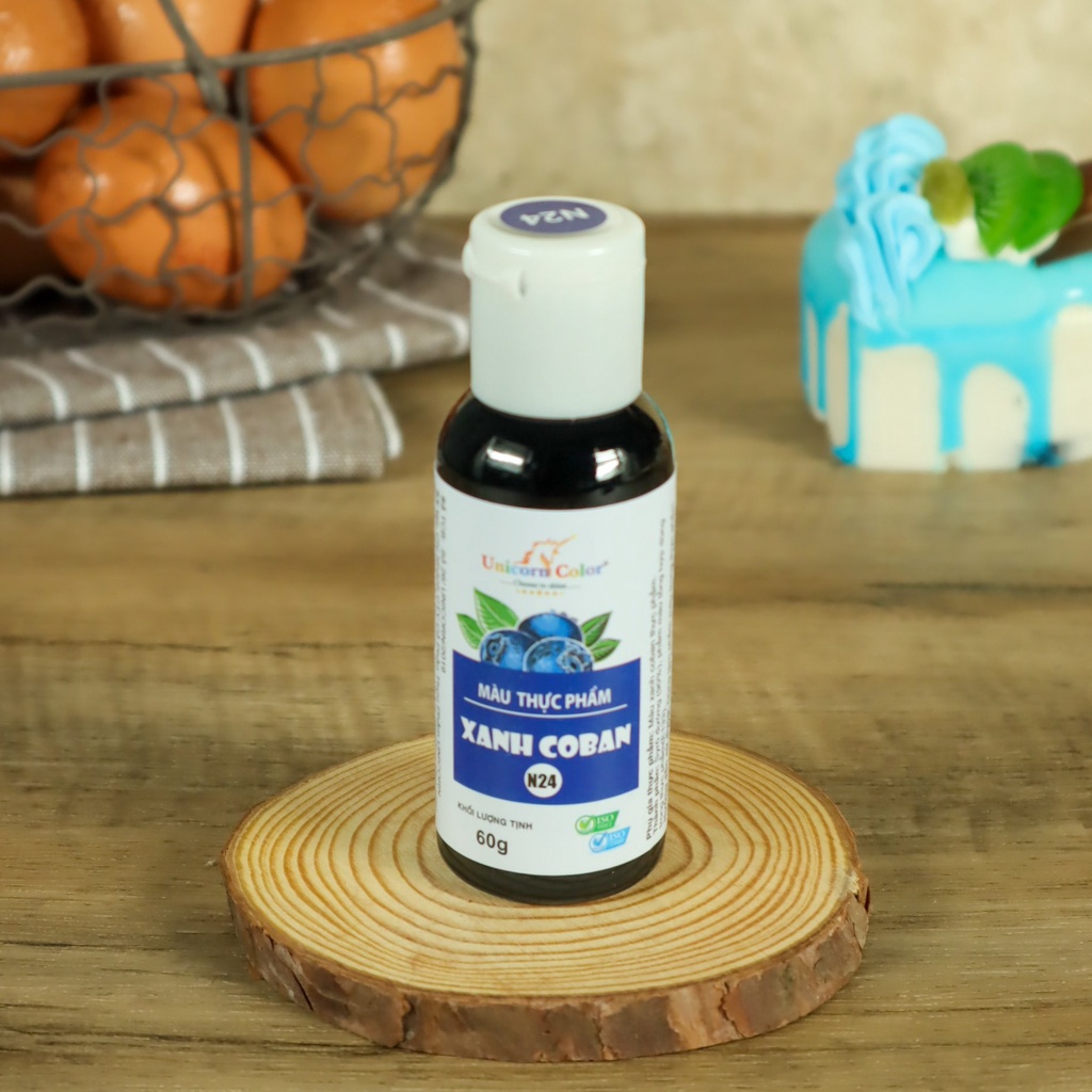 Màu Thực Phẩm Xanh Coban Unicorn Không Đắng 60gr A24