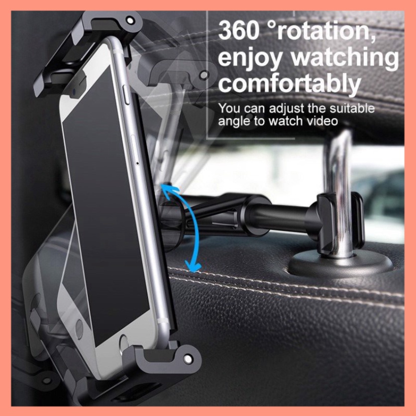 Giá Đỡ Điện Thoại Tablet iPad Sau Ghế Ô Tô Xe Hơi Back eat Car Mount Holder (màu đen)