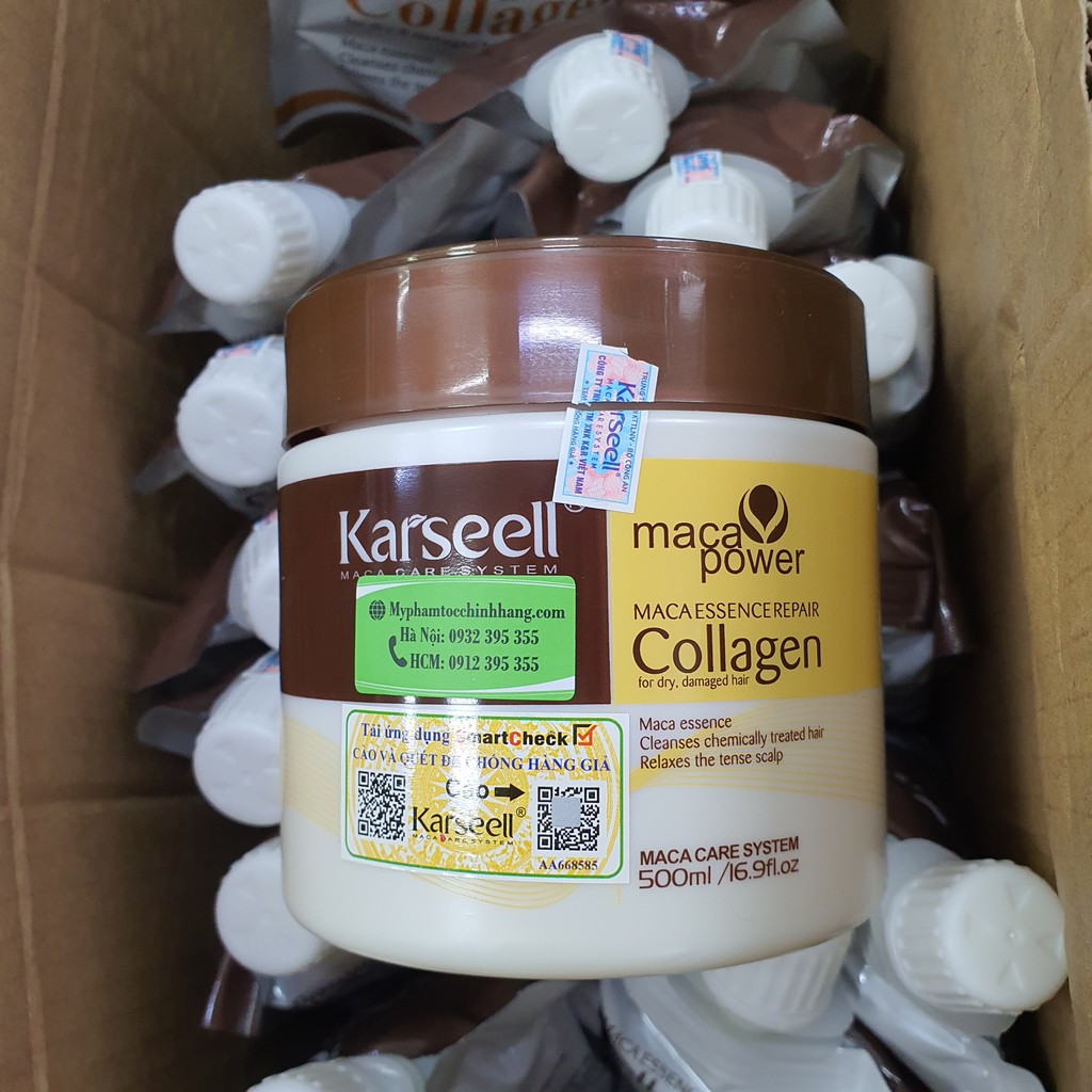 Hấp hũ Karseell collagen 500ml CHÍNH HÃNG CÔNG TY 500ML
