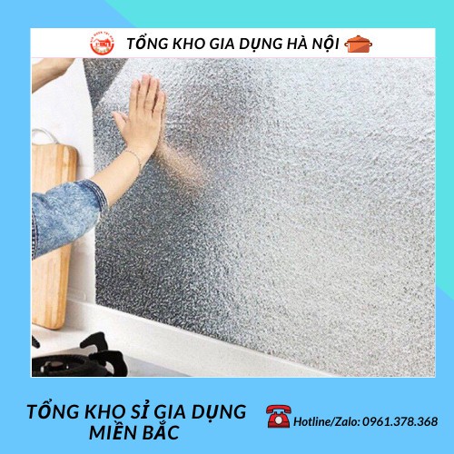 CUỘN GIẤY BẠC DÁN BẾP TRÁNG NHÔM CHỐNG THẤM, CÁCH NHIỆT KHỔ 60CM ( 3 MÉT)