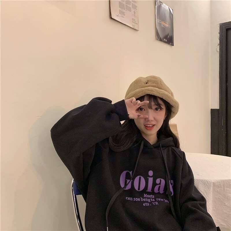 Áo Hoodie Nỉ Bông In GOIAS Unisex