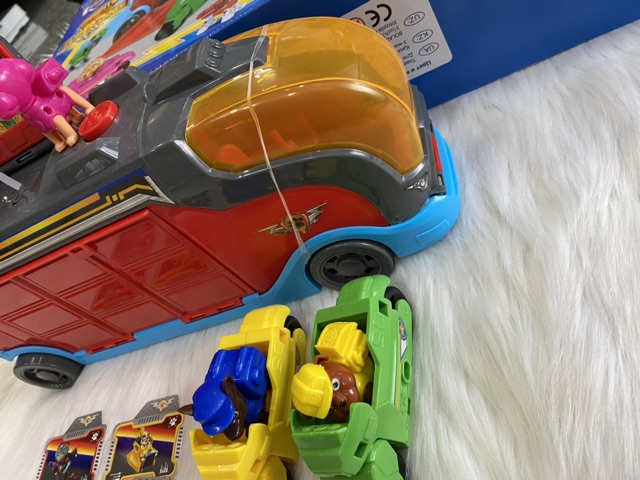 Xe đặc nhiệm chó cứu hộ làm nhiệm vụ đồ chơi cao cấp