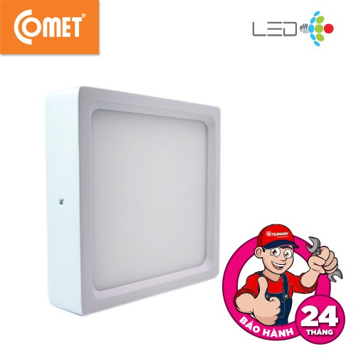 Đèn Led VUÔNG ốp nổi Comet CED221T-24, công suất 24W