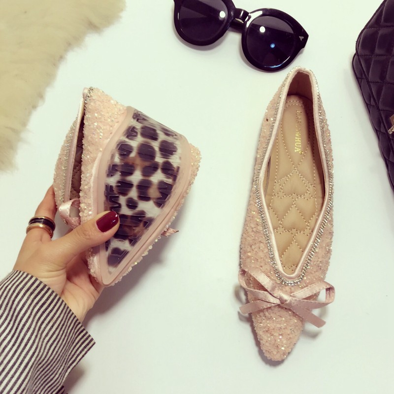 Giày Búp Bê Đế Bằng Mũi Nhọn Thời Trang Cho Nữ | BigBuy360 - bigbuy360.vn