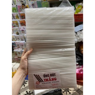1 bịch ống hút sinh tố, coffee thẳng phi 8