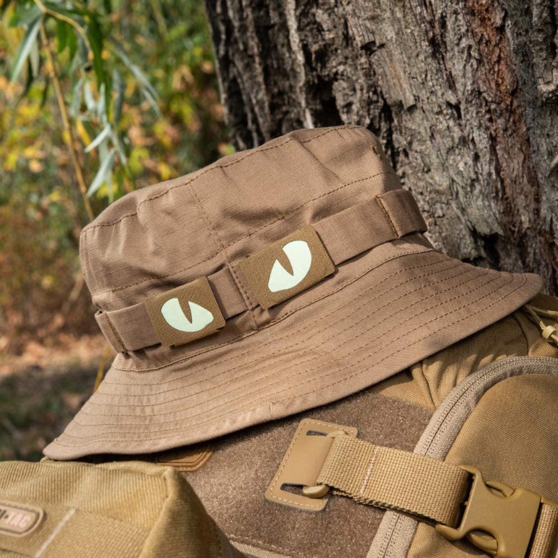 Miếng Dán Ủi Quần Áo Hình Mắt Mèo Màu Dạ Quang Độc Đáo DIY