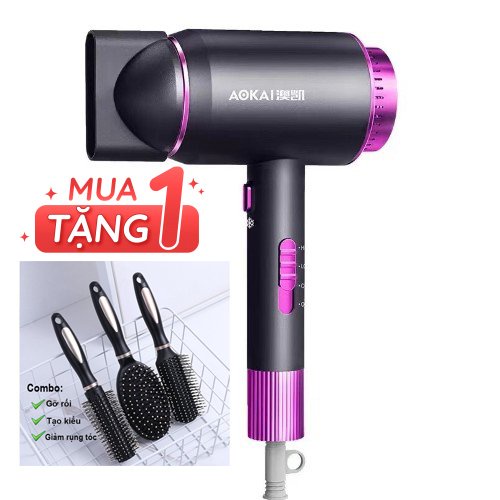 Máy Sấy Tóc Cao Cấp Không Làm Hư Tóc, Công Nghệ ION Không Làm Hại Tóc-MSV1