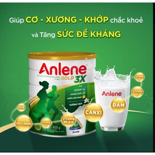 [Date 3.2025] Sữa bột Anlene 3X Vani lon 800g
