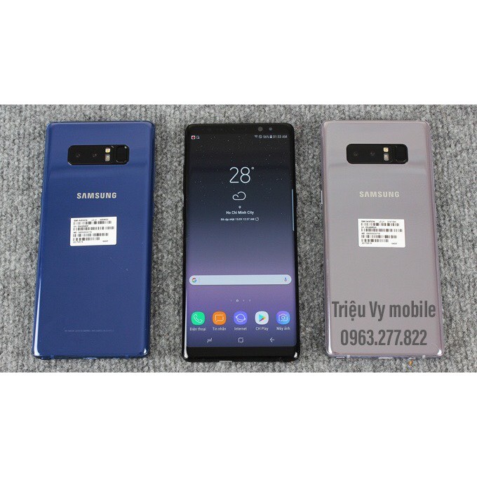 ĐIỆN THOẠI SAMSUNG NOTE 8 XÁCH TAY - 64GB / ROM 6GB- CHIP Snap 835 Cực mạnh chiến được tất cả các game