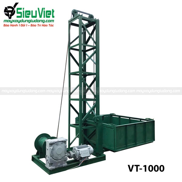 Máy vận thăng nâng hàng Nhật Bản VTSV1000 (Motor Nhật Bản Điện 380V, 3 Pha)