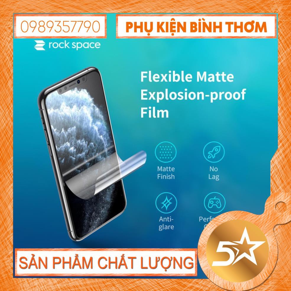 Miếng Dán PPF Rock Space IPhone 6 Đến Xsmax Trong, Chống Vân Tay, Đổi Màu Cao Cấp Chính Hãng