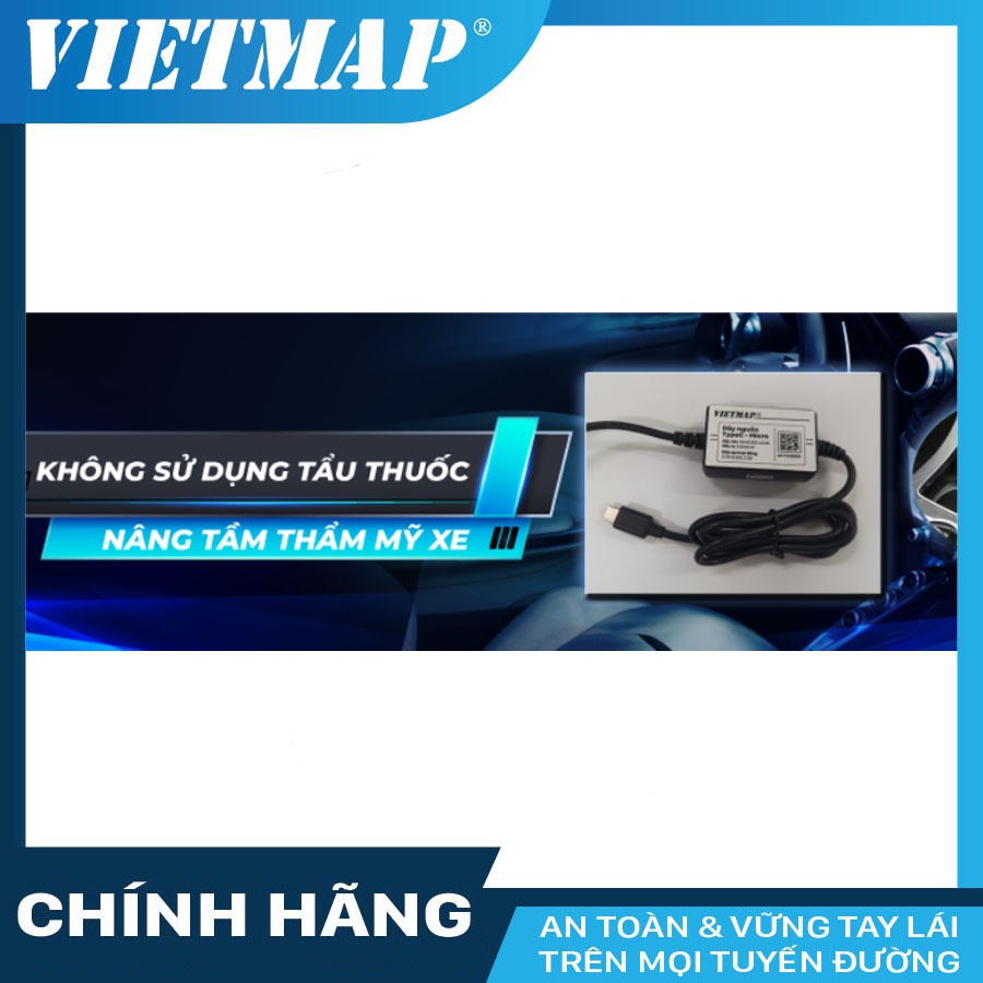 Bộ dây nguồn USB Cao Cấp Vietmap sạc camera hành trình cho xe ô tô điện