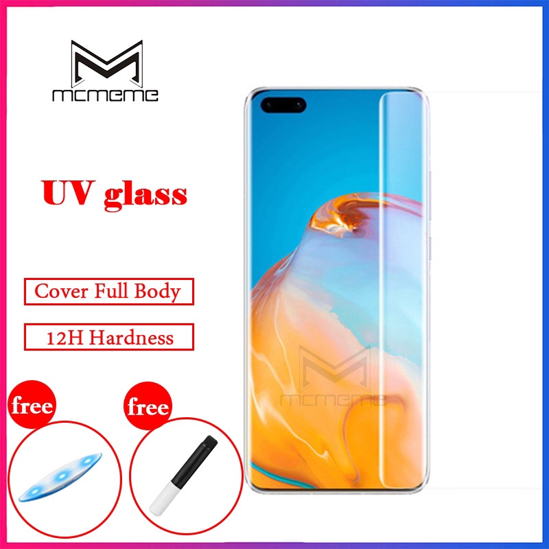 Kính Cường Lực UV Cho Huawei P60 Mate 60 50 40 30 20 Pro P50 P40 P30 P20 Pro