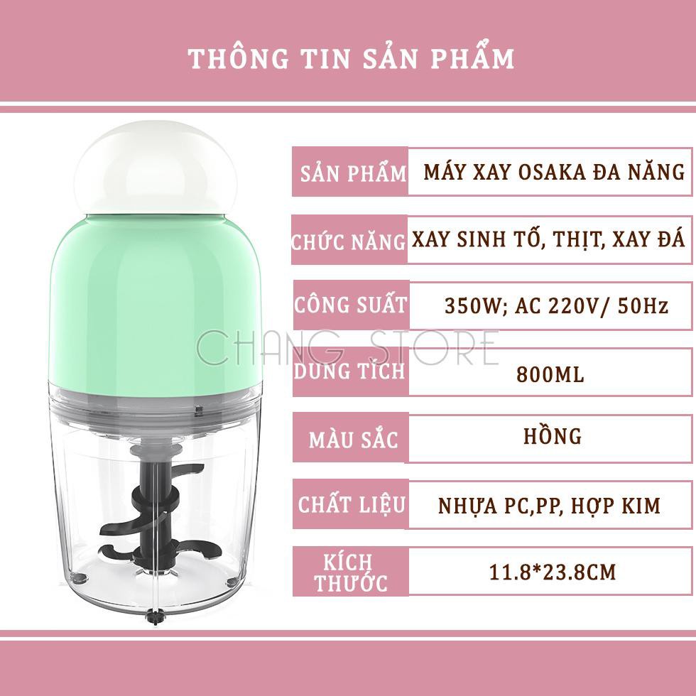 Máy Xay Osaka Mini Đầu Tròn Đa Năng Siêu Tiện Lợi