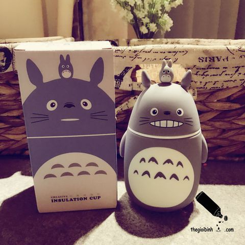 Bình Thuỷ Tinh Mèo Totoro Đáng Yêu N99